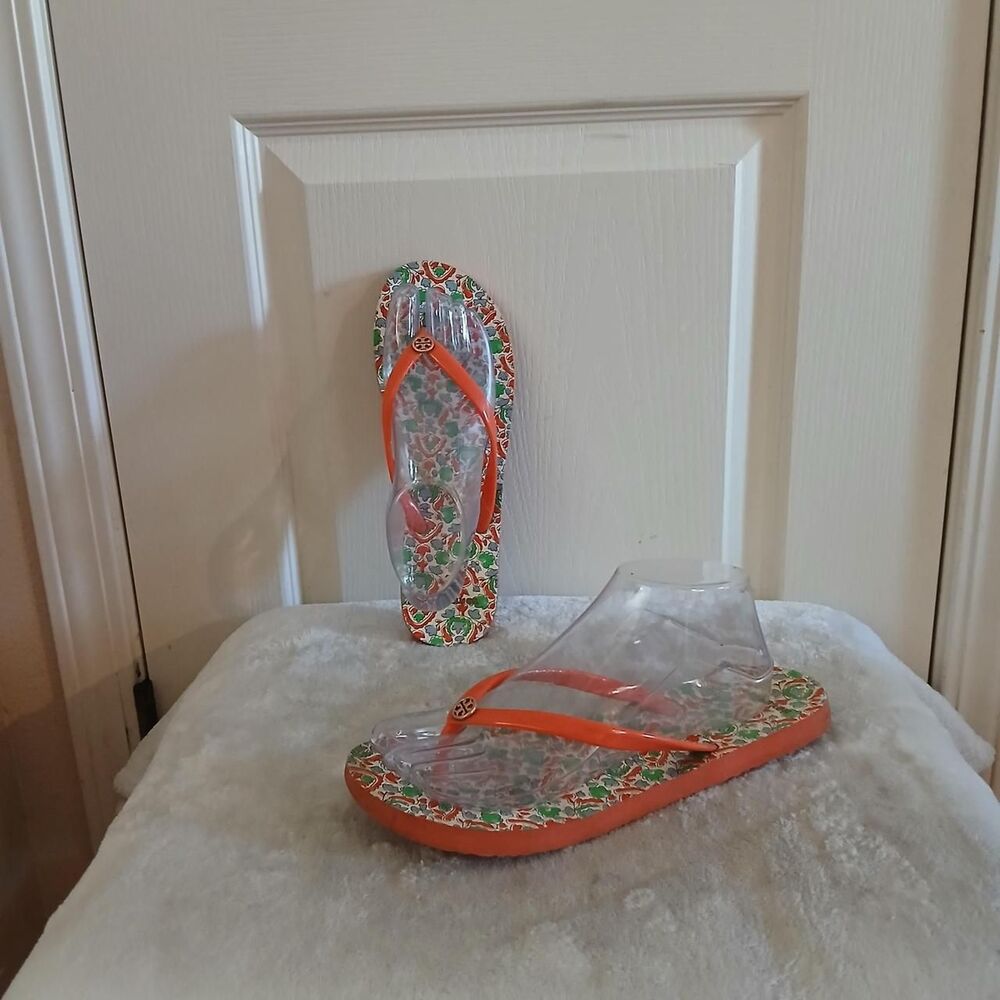 Tory Burch Legacy Paisley Thong Sandal Flip Flops Boho Dopamine Dressing Basic